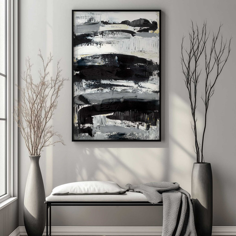 Impression monochrome Momentum, Chrome poli, H 15,25 po x l 12,25 po