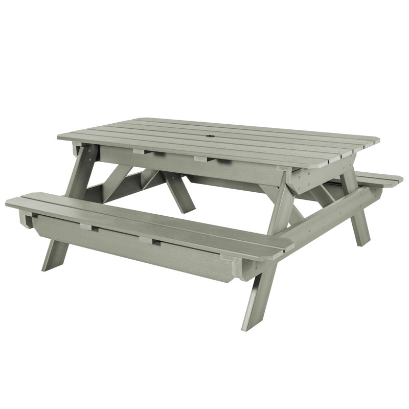 Table de pique-nique rectangulaire 72 po Sohi, Eucalyptus