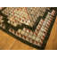 Médaillon géométrique antique en laine Tapis crocheté en coton multicolore 1925