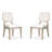 Trestle Dining Table With 8 Upholstered Side Chairs And Buffet