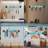 8-Pack Metallic Magnetic Tool Holder Strip