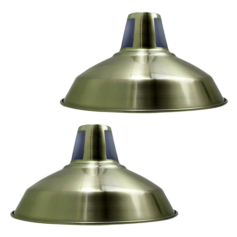 Alkis 16 cm H Bowl Lamp Shade ( Uno ), Green Brass