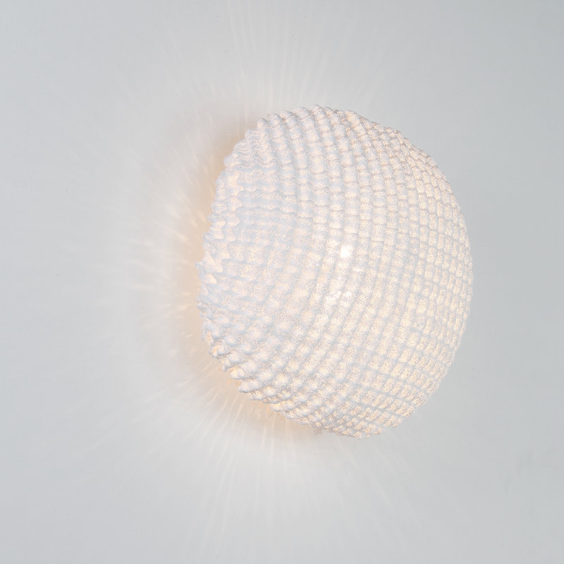 Tati 1 - Light LED Flush Mounted Sconce, White, Yes