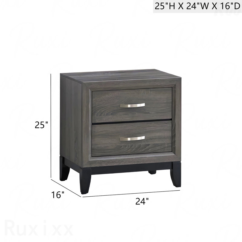 Gray Nightstand