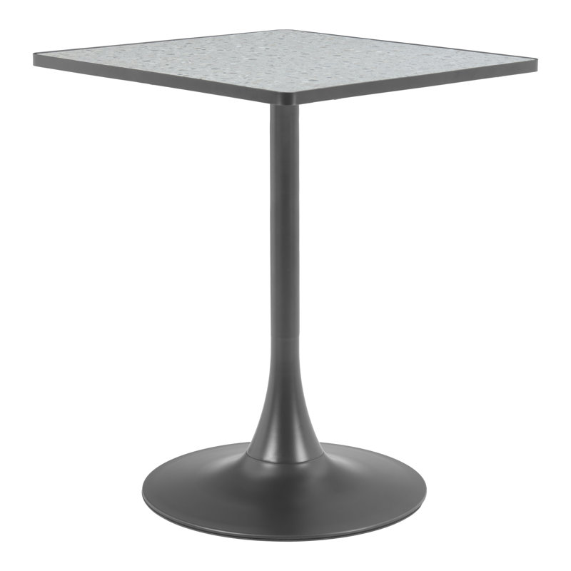 Table bistro bistro moderne, Noir, Gris