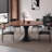 Exquisite solid wood parquet dining table-1408313043