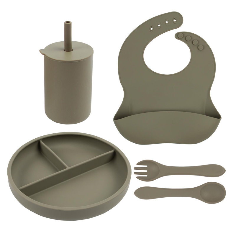 Piece Dinnerware Set, Silver