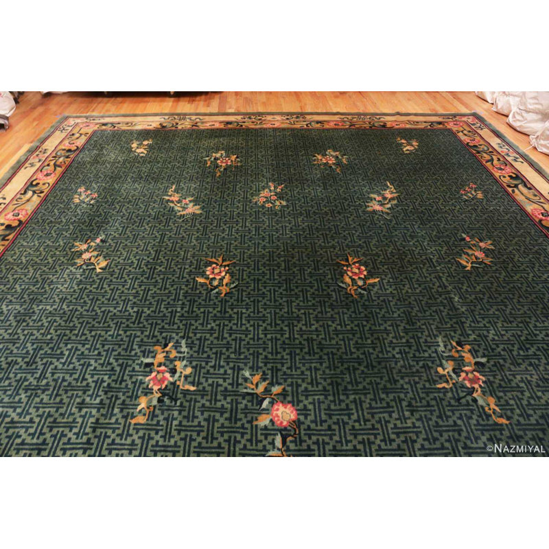 One-of-a-Kind Runner 3' X 14'6" Hand Knotted Area Rug