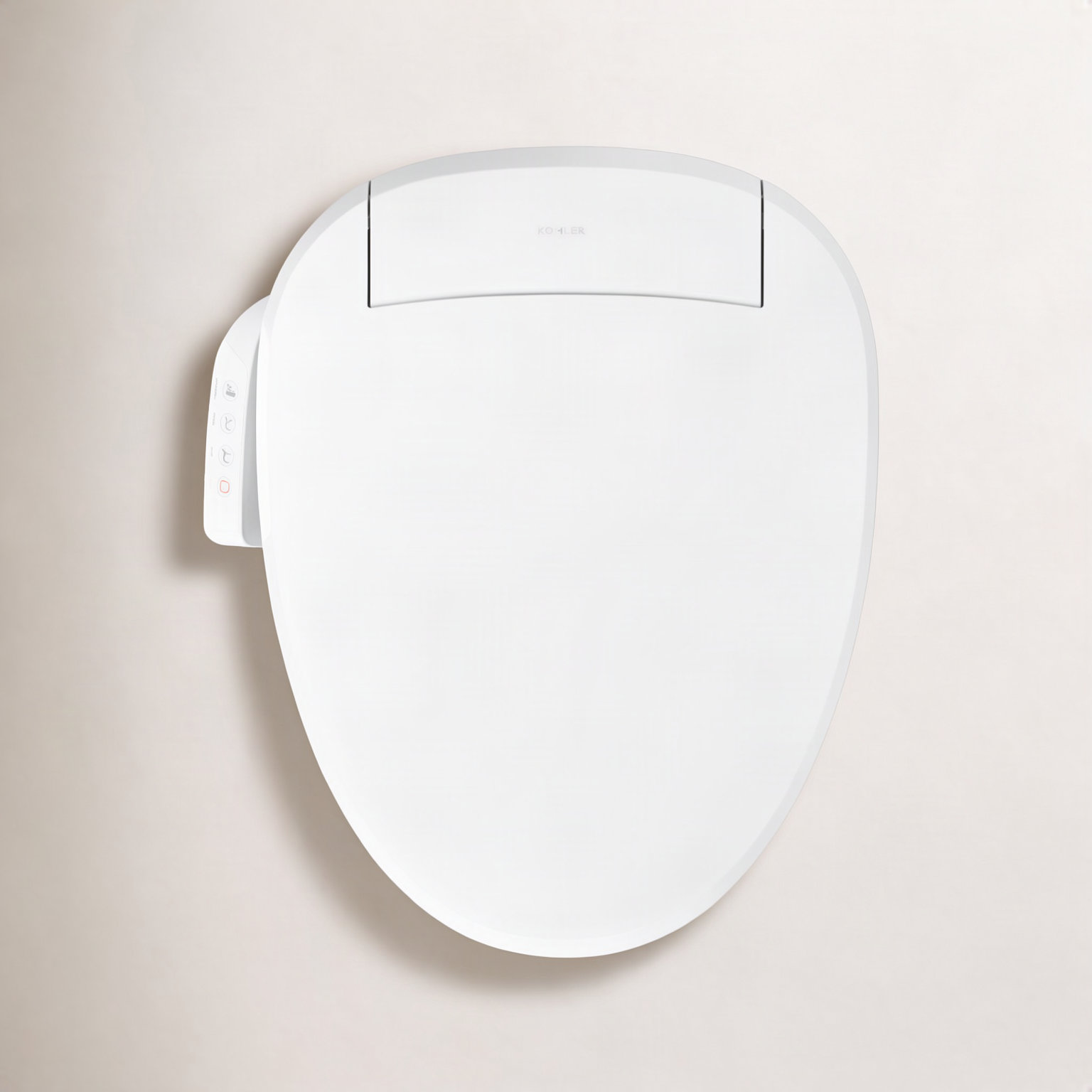 PureWash E545 Heated Bidet Toilet Seat, White