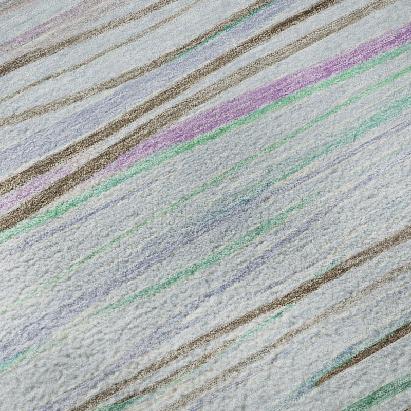 Tapis de qualité supérieure lavable à la machine Harjo AMF1603, Rectangle 1 pi 8 po x 2 pi 6 po