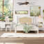 3 Pieces Bedroom Set With Wooden Bed Frame, 1 Vintage  Nightstand And 1 Makeup Vanity Set With Stool-961977447-961977434