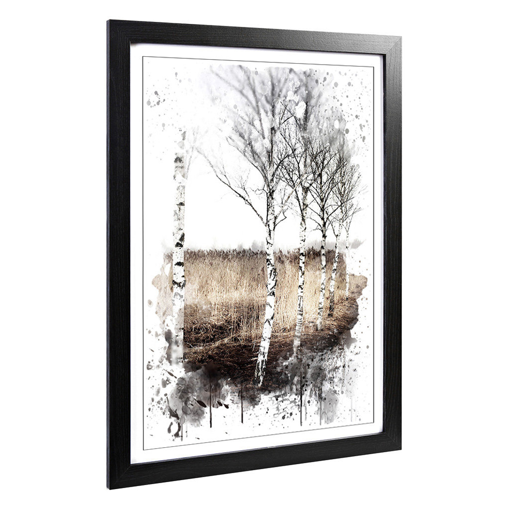 Birch Tree Landscape - Wall Art