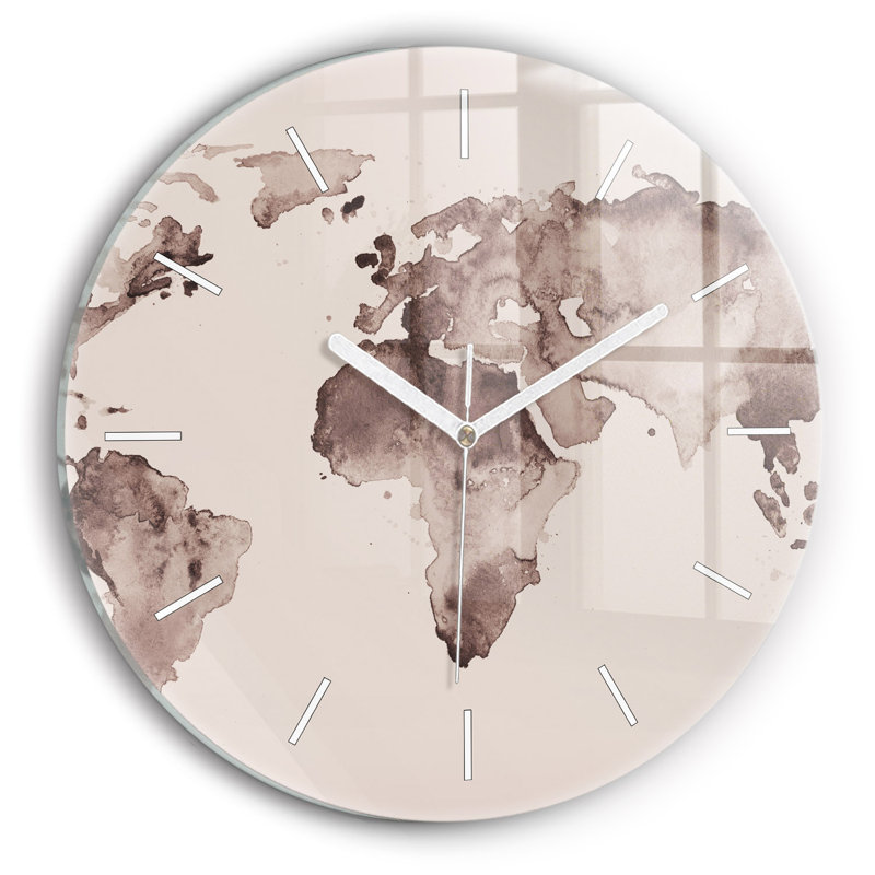 Glass Wall Clock