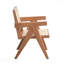 Décontracté, élégant, naturel, idéal pour les chambres à coucher, finition, chaise d'appoint en rotin 1 pièce de style Mid-Century moderne