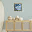 "Blue Rolling Waves", art mural sur toile flottante par Melissa Wang-166685679-166685672