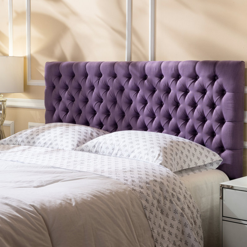Upholstered Queen Bed Headboard, Purple, Contemporary Elegance Size Purple Upholstered, Appeal, Light Purple