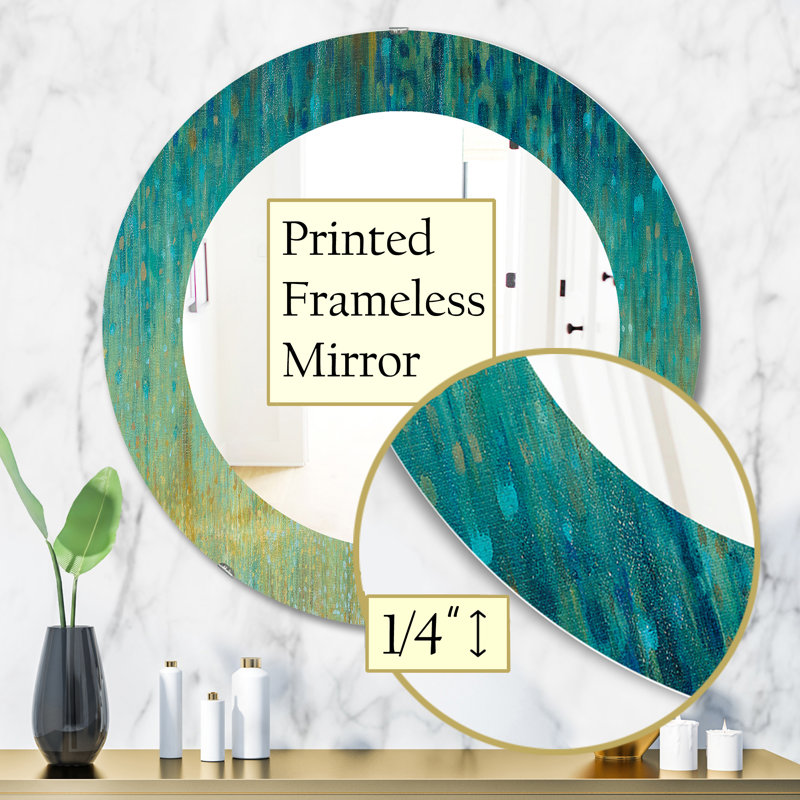 Miroir mural Rain, Rond H 31,5 po x l 31,5 po