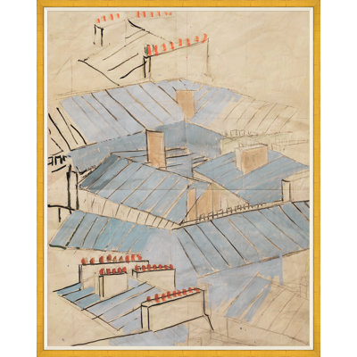 Rooftops Print by Paule Marrot
