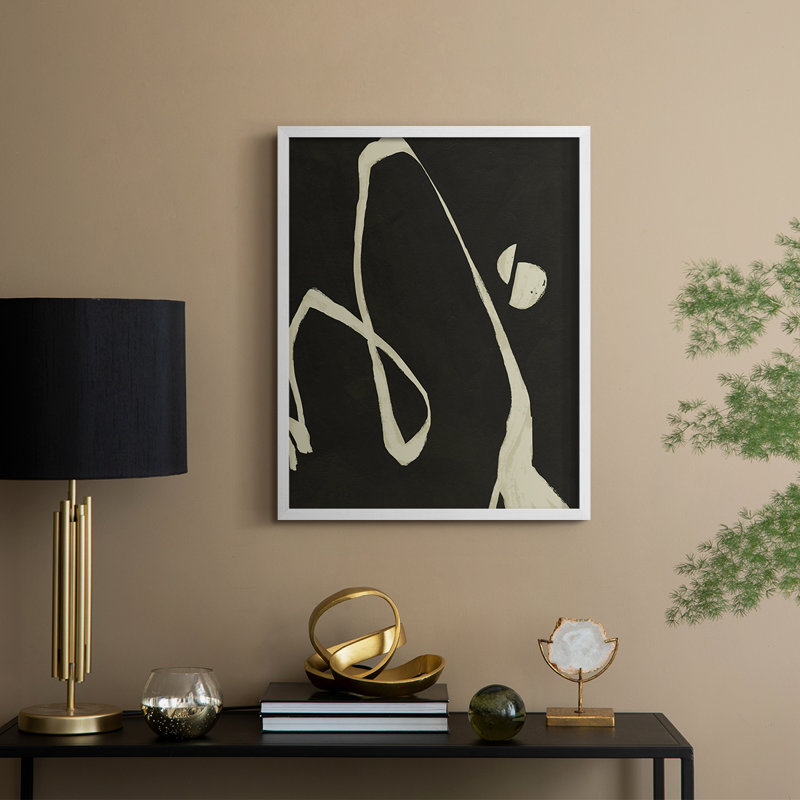 Neutral Spring II Framed Print - Solid Wood, 11" H x 9" W, White