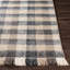Cordelia Plaid Wool Charcoal/Medium Gray/Tan Area Rug-1608581288