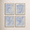 Netting 4-Piece Print Set by Jacques Pilon