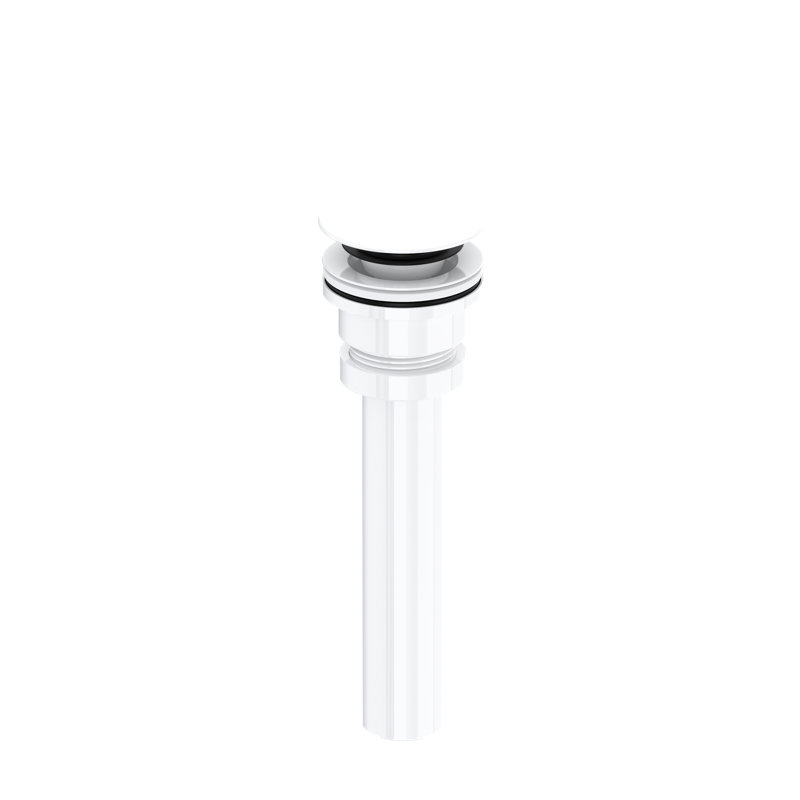 Vessel Sink Drain Kit, Gloss White