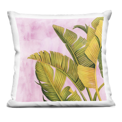 Leaves  Decorative Printed Throw Pillow, design by Grace Popp