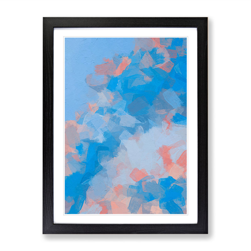 My Beloved Abstract - Framed Print, Black, 64cm H x 46cm W x 2cm D