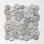 Tuile de mur et de sol en mosaïque de galets tranchés