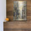 «Manhattan Manhattan and Gold I» par Silvia Vassileva, art mural en métal-2134365670