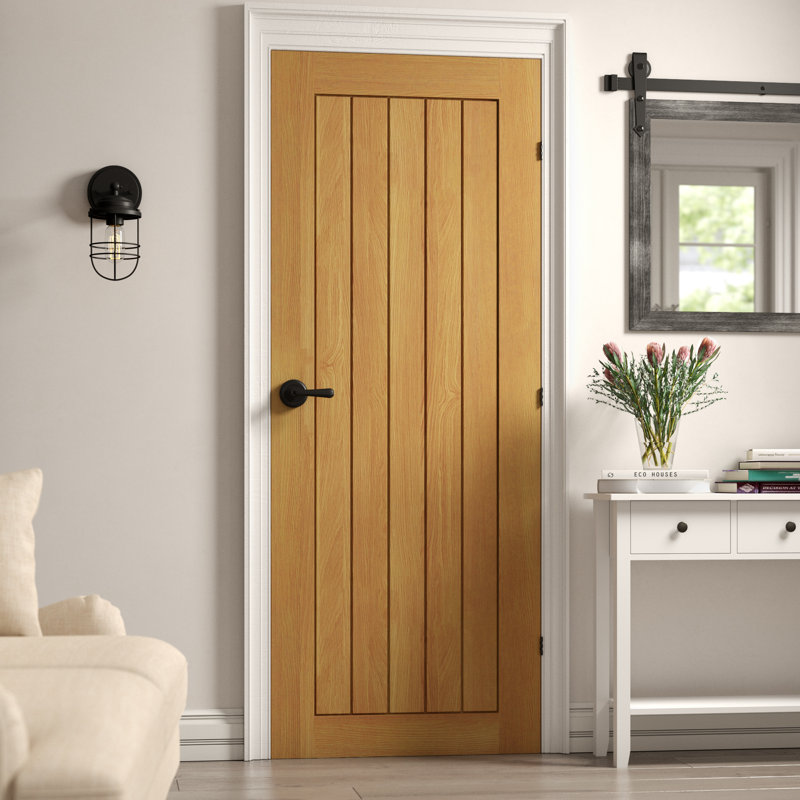 Montello Oak Fire Door Prefinished, 198.1cm H x 76.2cm W x 4.4cm D