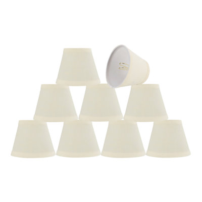 4 in. H Cotton Empire Lamp Shade