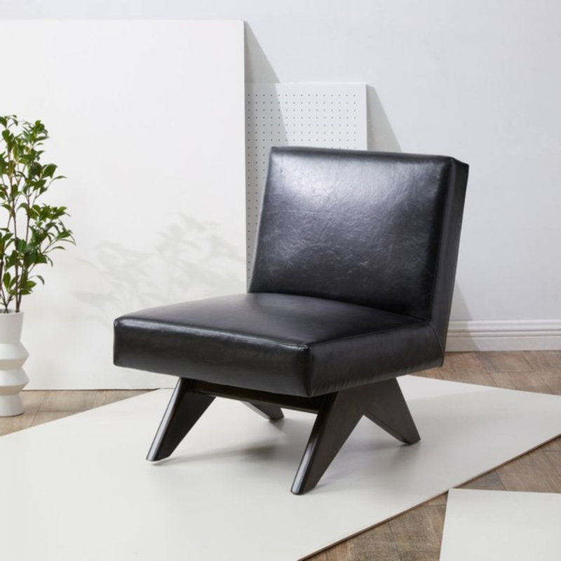 Amonee Faux Leather Side Chair