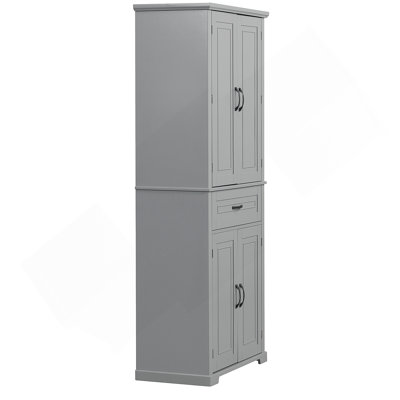 Bathroom Storage Cabinet with Doors and Drawer