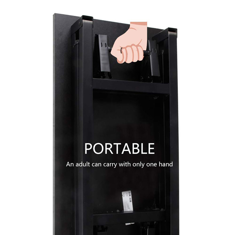 Bureau Katie, Brun rustique / noir, H 29,9 po x l 55 po x P 23,7 po