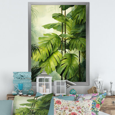 " Mossy Morning Palms II "