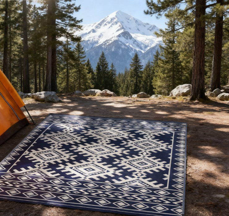 Tapis réversible pour l'extérieur, pour l'extérieur