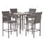 Ensemble de table bistro 5 pièces Gowins