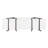 Celine 47" Console Table In White