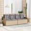 Poly Rattan Outdoor Bench-1995991712-1995991714