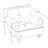 41.75" Oversized Modern Upholstered Accent Chair with Recessed Arms Solid Wood Legs for Living Room-583106703