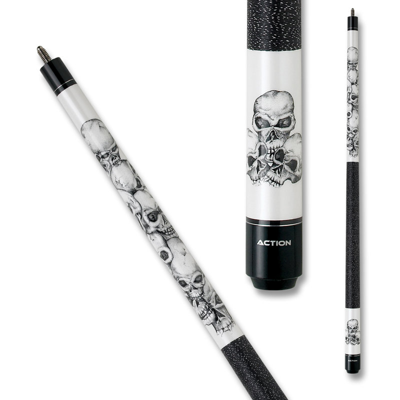 Action Adventure Skulls Pool Cue, 21 oz.