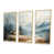 Toile naturelle avec cadre flottant