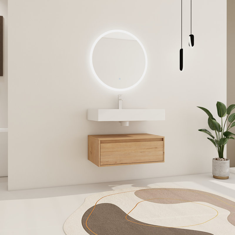  Meuble-lavabo 30 po Fatmata, meuble-lavabo 30 po avec comptoir, meuble-lavabo 30 po, ensemble de meuble-lavabo simple 30 po, meuble-lavabo simple 30 po avec tiroir et lavabo en résine