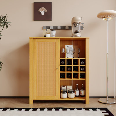Armoire en rotin 39,37 po avec 2 tablettes réglables