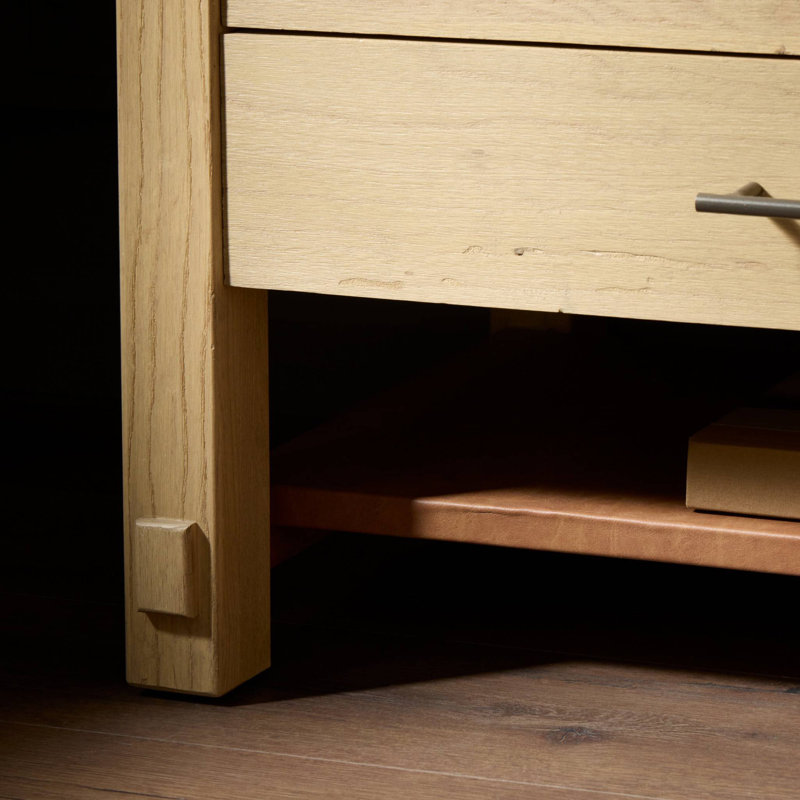 Blake Large Nightstand-Washed Ash