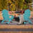  Cheryce HDPE Folding Adirondack Chair With Cup Holder-92316026