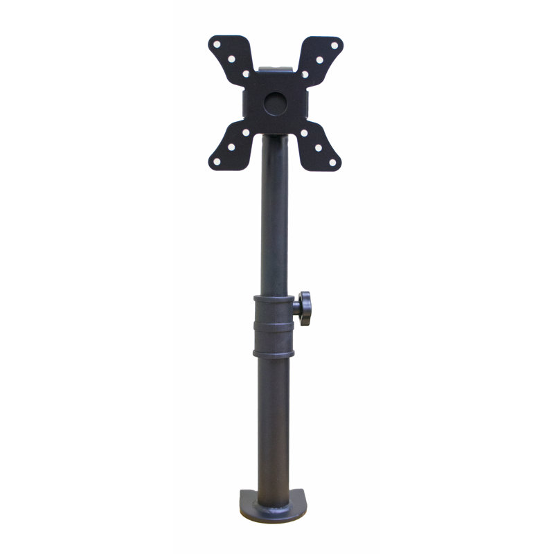 Mount-It Height Adjustable Single Vertical VESA Monitor Mount | Fits 19 - 30 in. Computer Screens