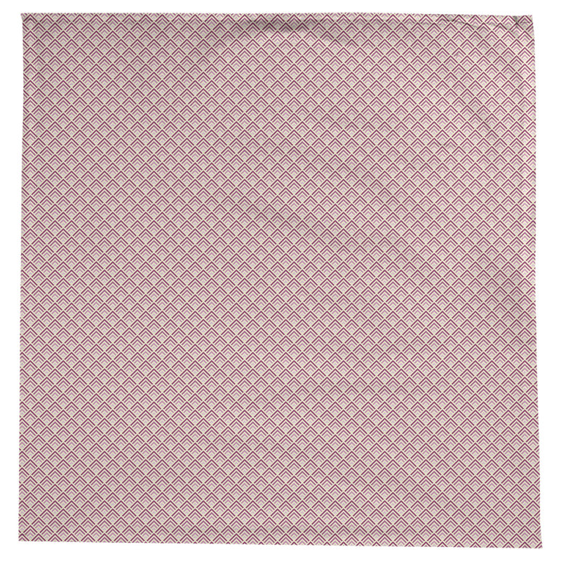 Nappe géométrique Avicia, Rose clair