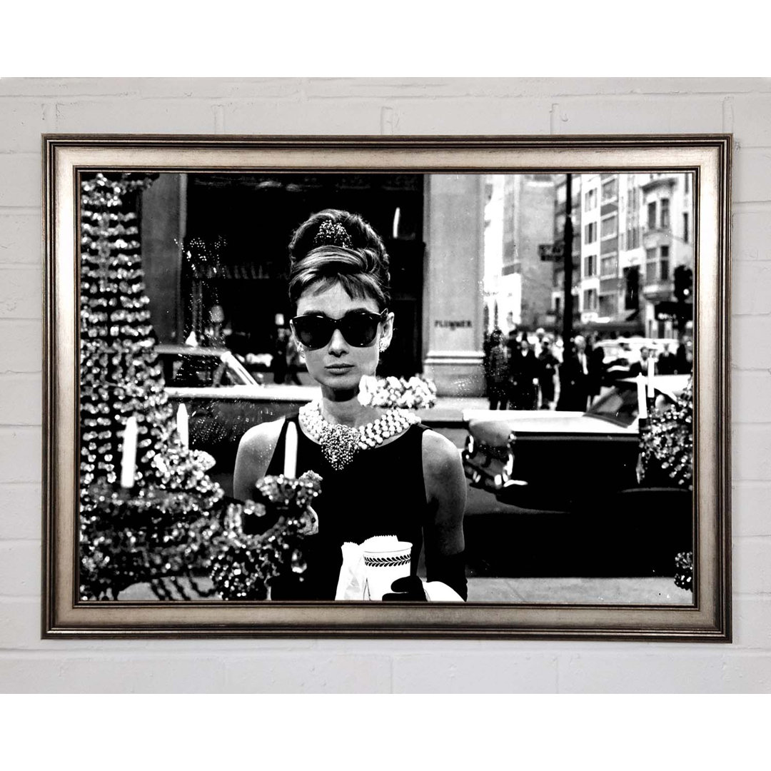 Audrey Hepburn Sonnenbrille - Einzelner Bilderrahmen Kunstdrucke